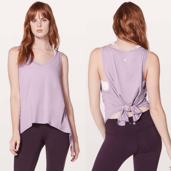 Lululemon Lavender Watch Me Flip Tank - Picture 1 of 6